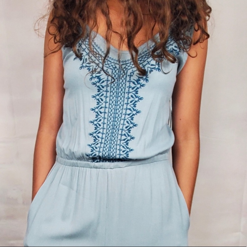 Boutique Embroidered Jumpsuit/Romper